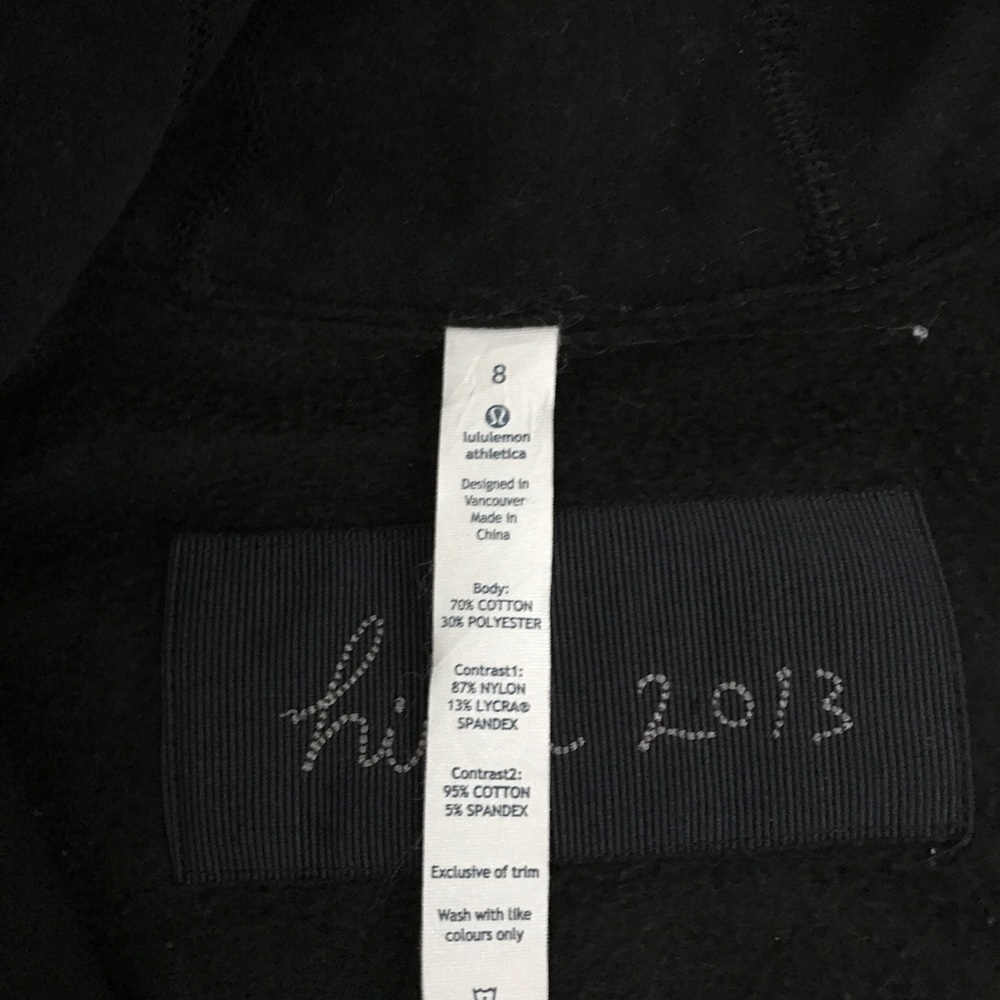 Lululemon size 8 scuba hoodie